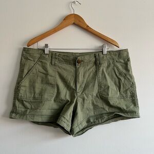 Olive Green Faded Glory Women's Shorts